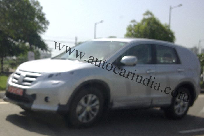 Next-gen Honda CR-V spied in India